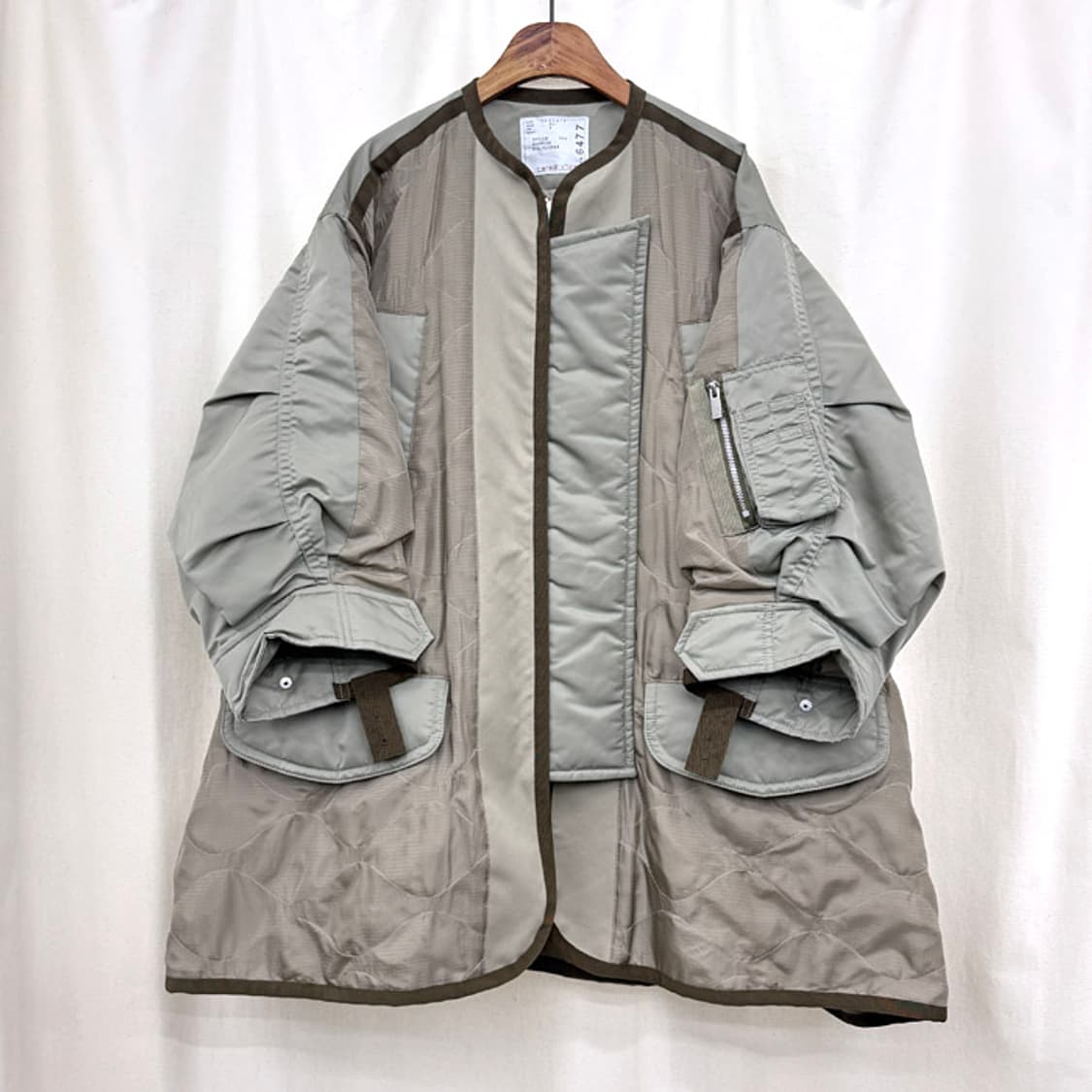 사카이 멀티 패널 나일론 퀼팅 자켓 상품이미지1