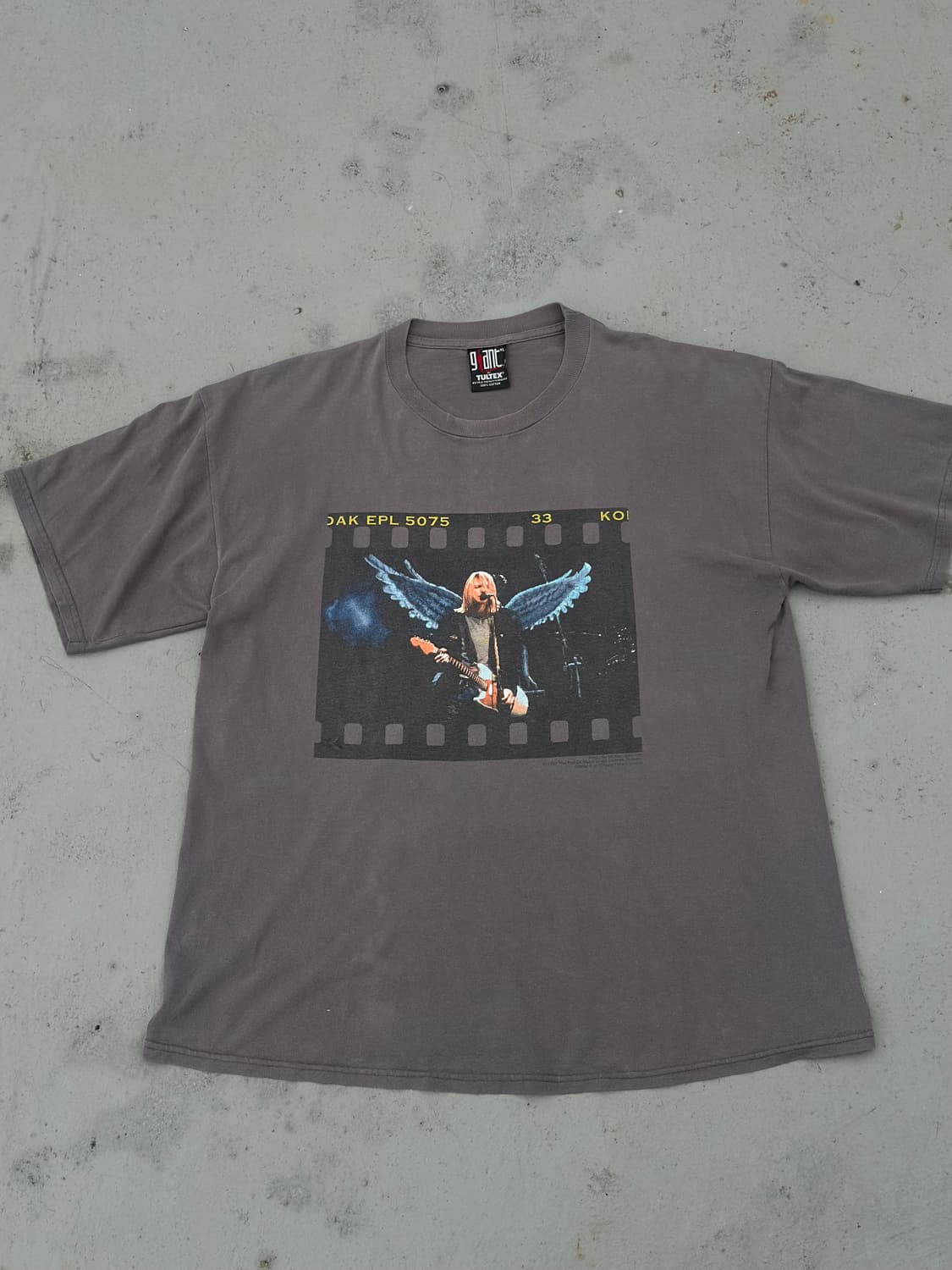 90s Nirvana Kurt cobain 빈티지 너바나 밴드티 XL 상품이미지2