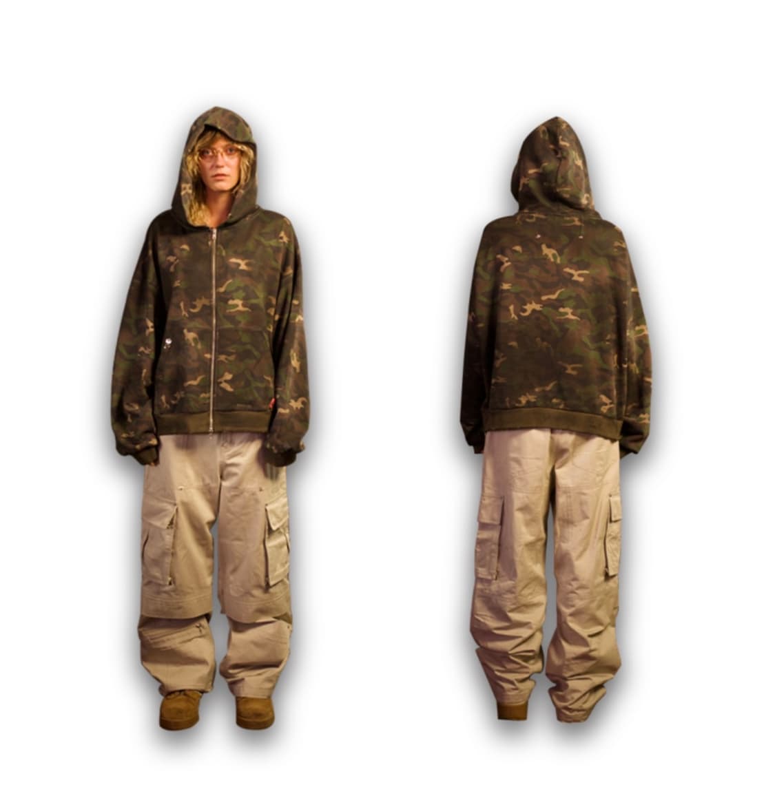 (택O) (새상품) 파코서플라이 pacosply 더티 메탈 후드집업 상품이미지3