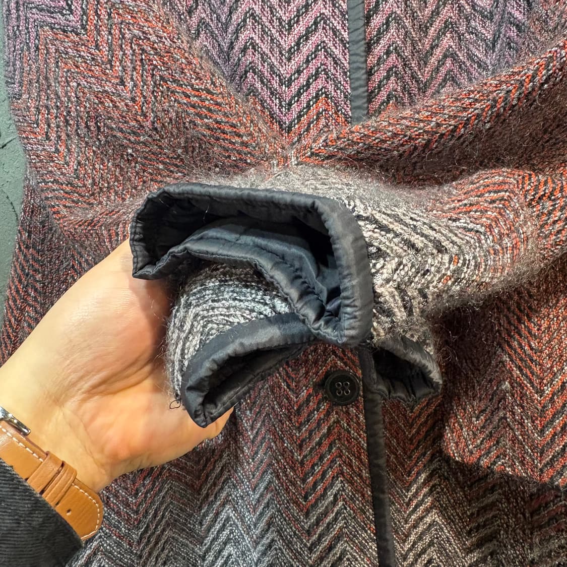 [44] MISSONI 미쏘니 쉐브론 패턴 코트 상품이미지3