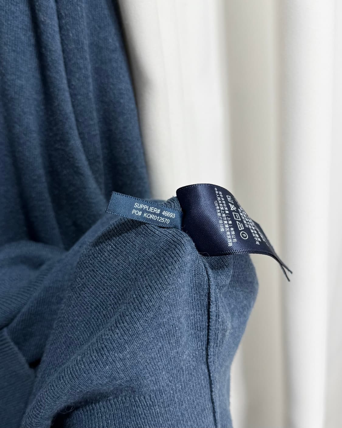 폴로 랄프로렌 블루 브이넥 니트 상품이미지6