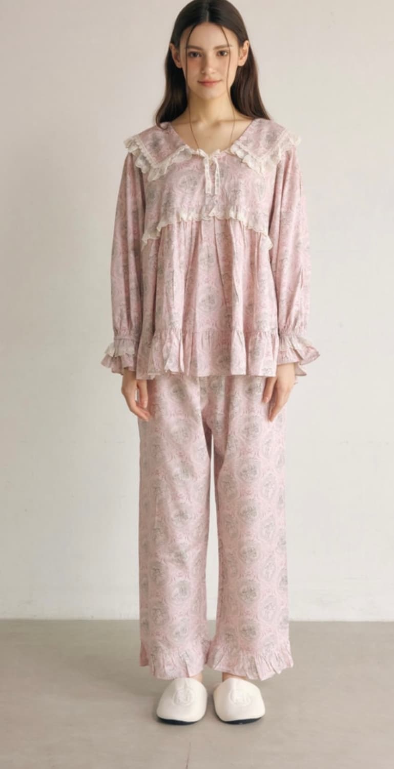 (새상품) 면혼방 잠옷 상품이미지1