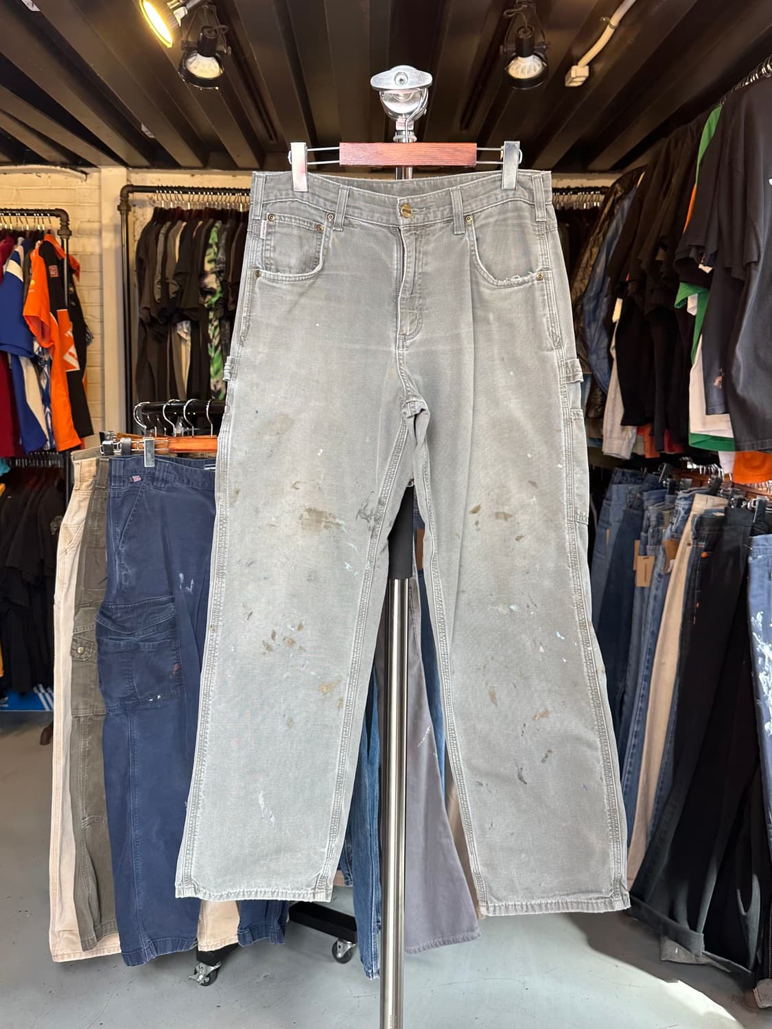 칼하트 더티 싱글니 카펜터 워크팬츠 31x30 상품이미지1