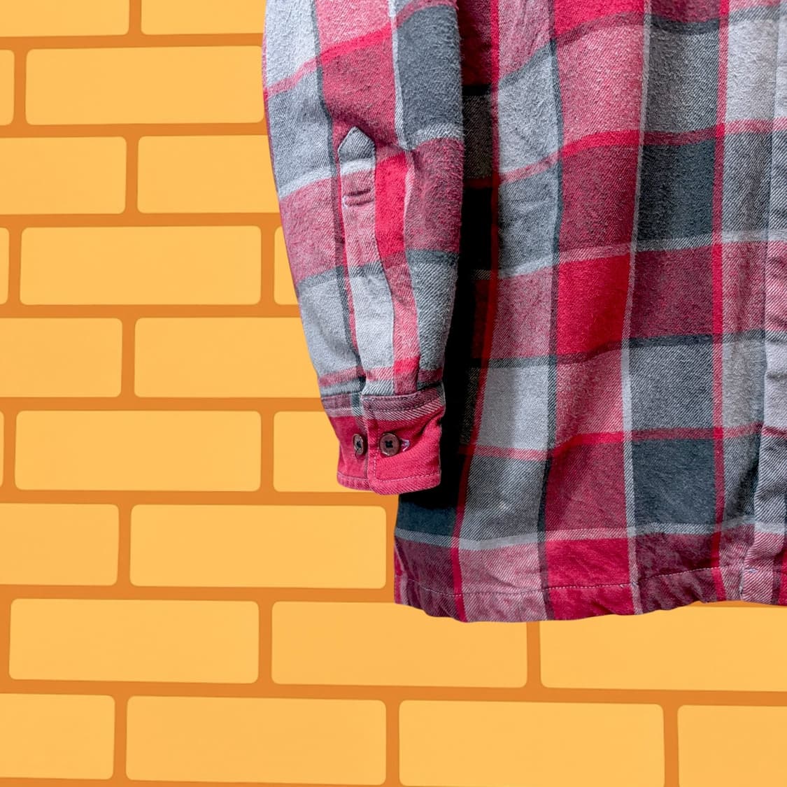 Majah Flavah 퀼팅 워크 셔츠 자켓 (L) 상품이미지9