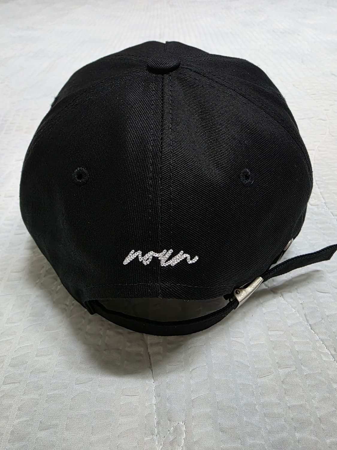 노운 미착용 새상품 모자 볼캡 검정색 터프 모자 NOUN 볼캡 상품이미지7