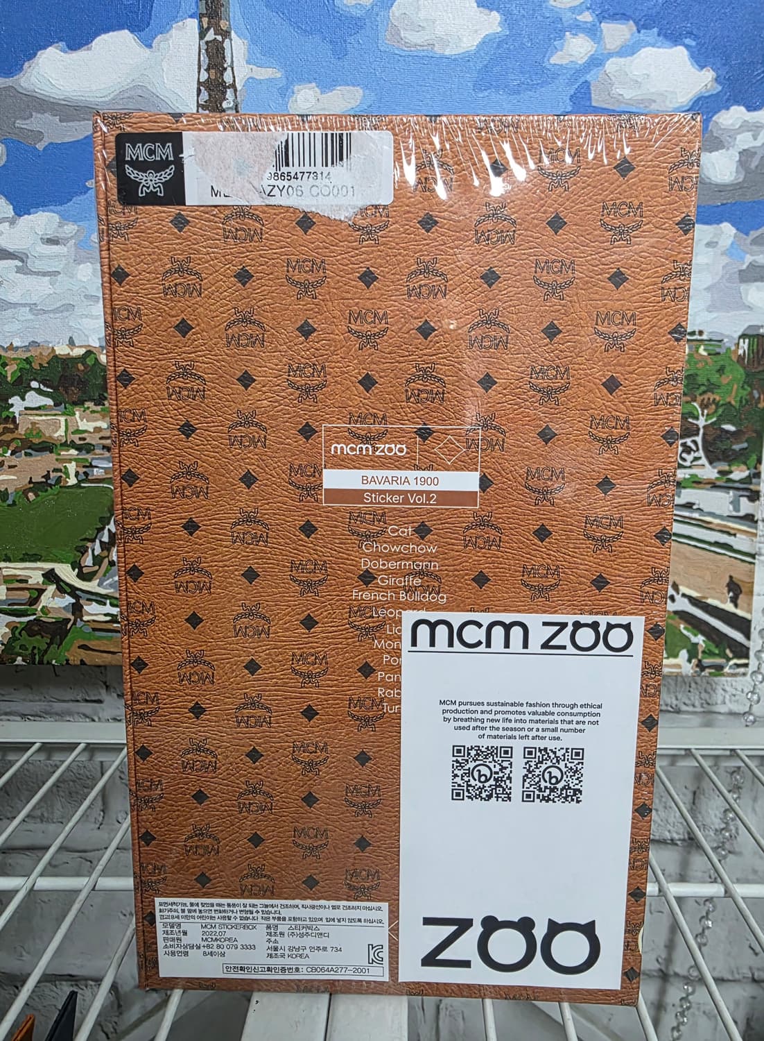 MCM 스티커 박스 ZOO 동물캐릭터 스티커 굿즈 YB56 상품이미지2