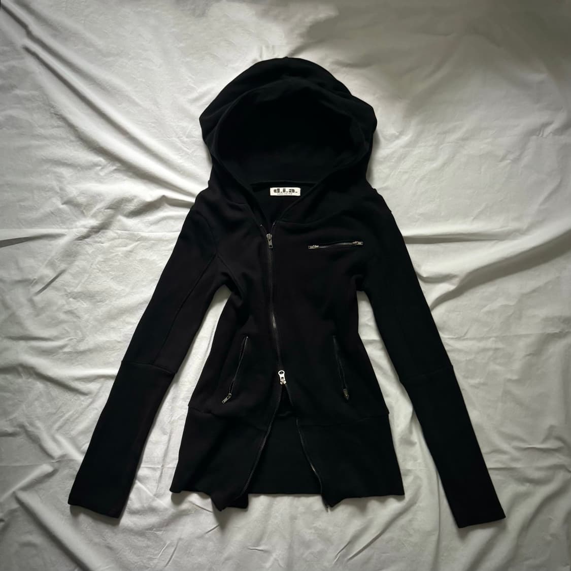 d.i.a. 사선 터틀넥 2way 아카이브 후드집업 자켓 락시크 펑크 상품이미지1