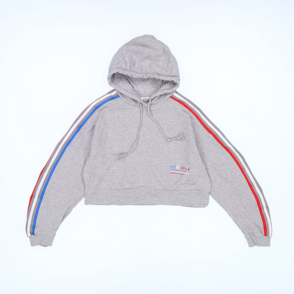 S 아디다스 크롭 후드 티셔츠 N7517 상품이미지1