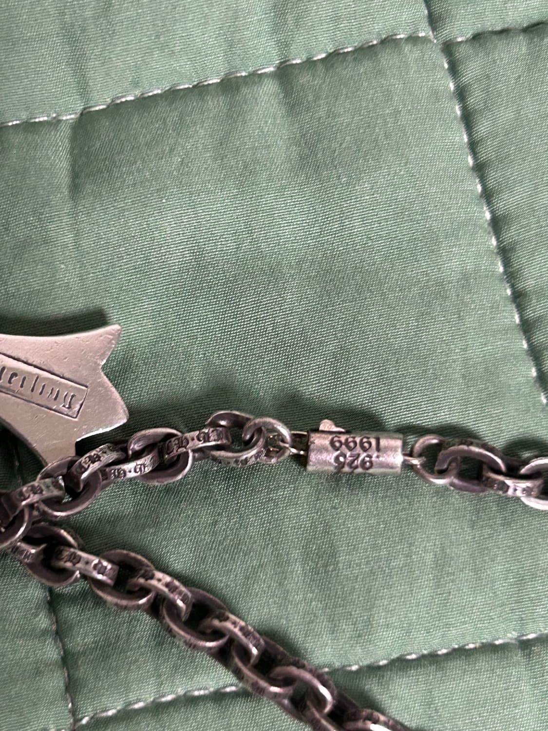 [24인치] 크롬하츠 페이퍼체인 일체형 목걸이 상품이미지7