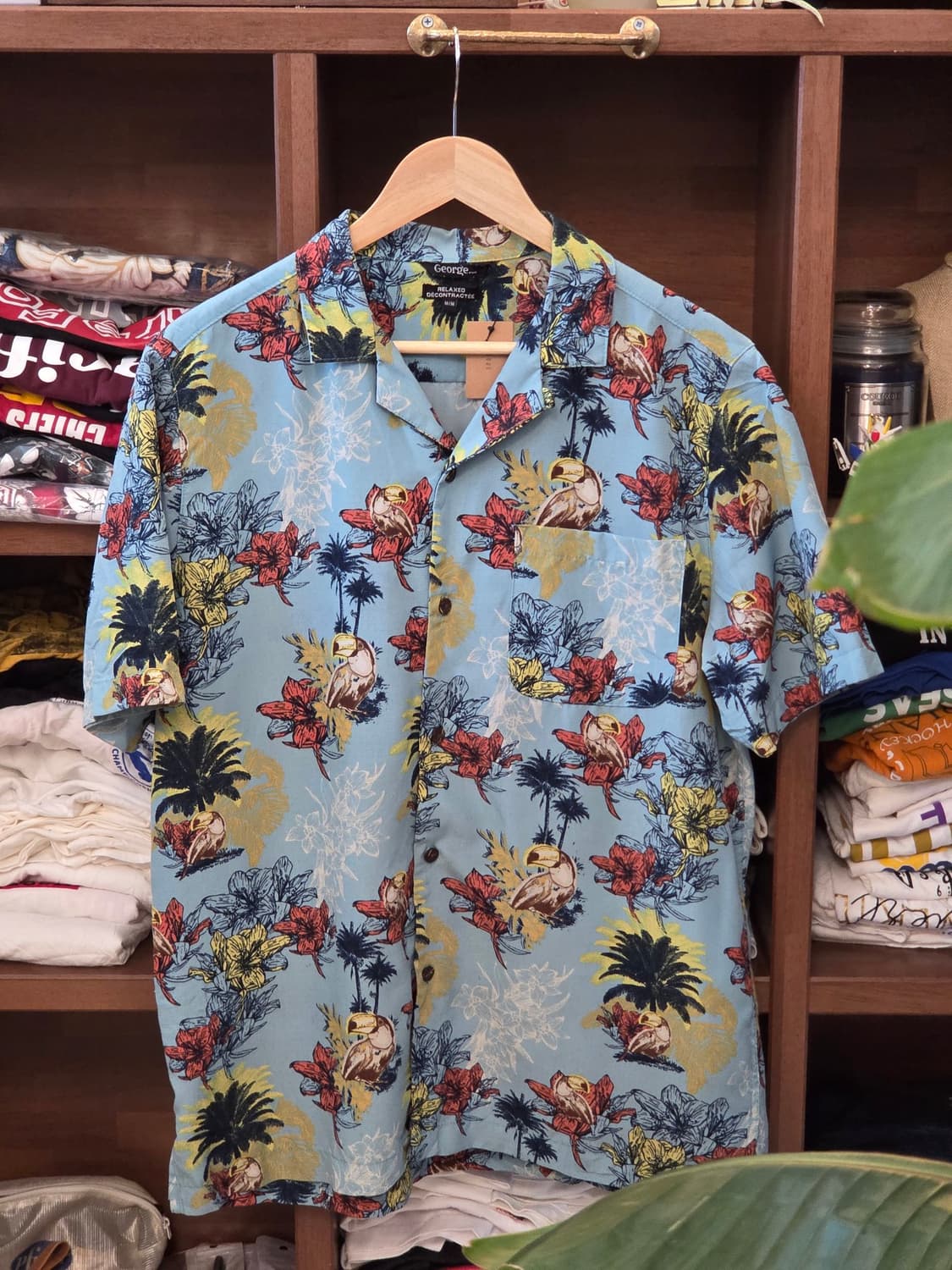 🌴 George Made in Hawaii 트로피컬 하와이안 셔츠 상품이미지4