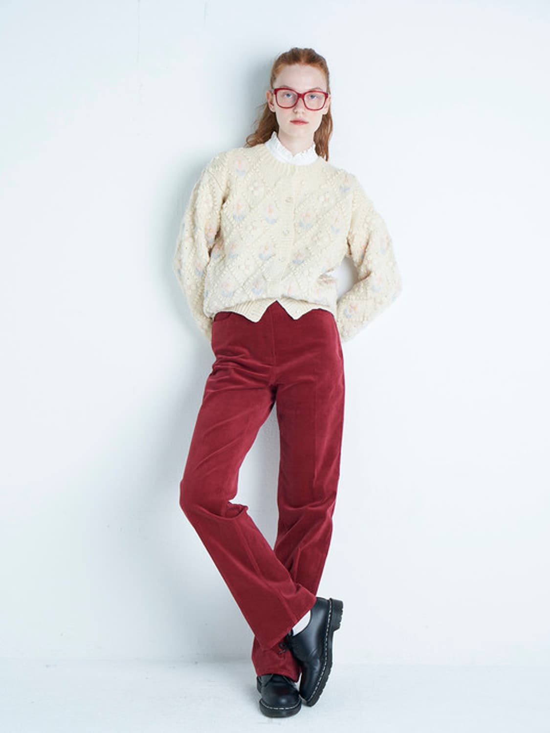 NEW Jenner Corduroy Pants (BURGUNDY RED) 상품이미지2
