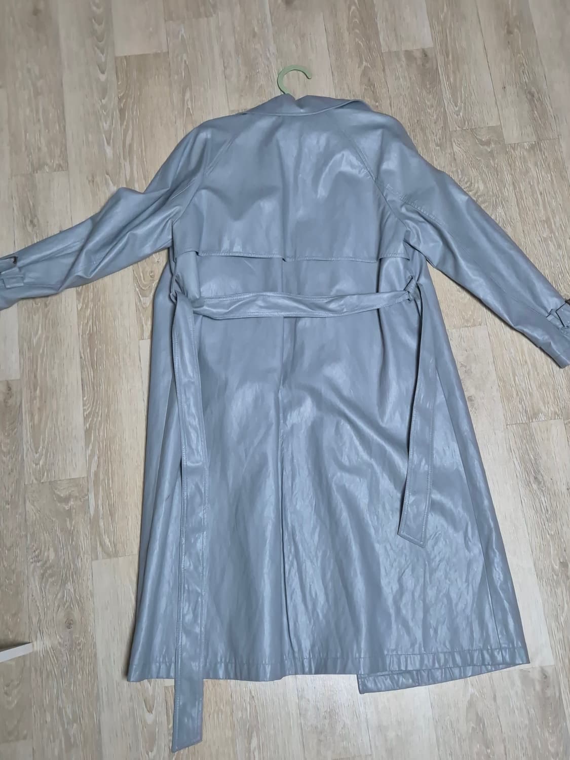 시스티나 레더 트렌치코트  상품이미지3