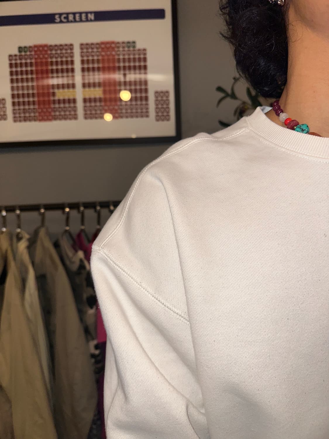 00’s Russell Athletic white logo sweat 상품이미지5
