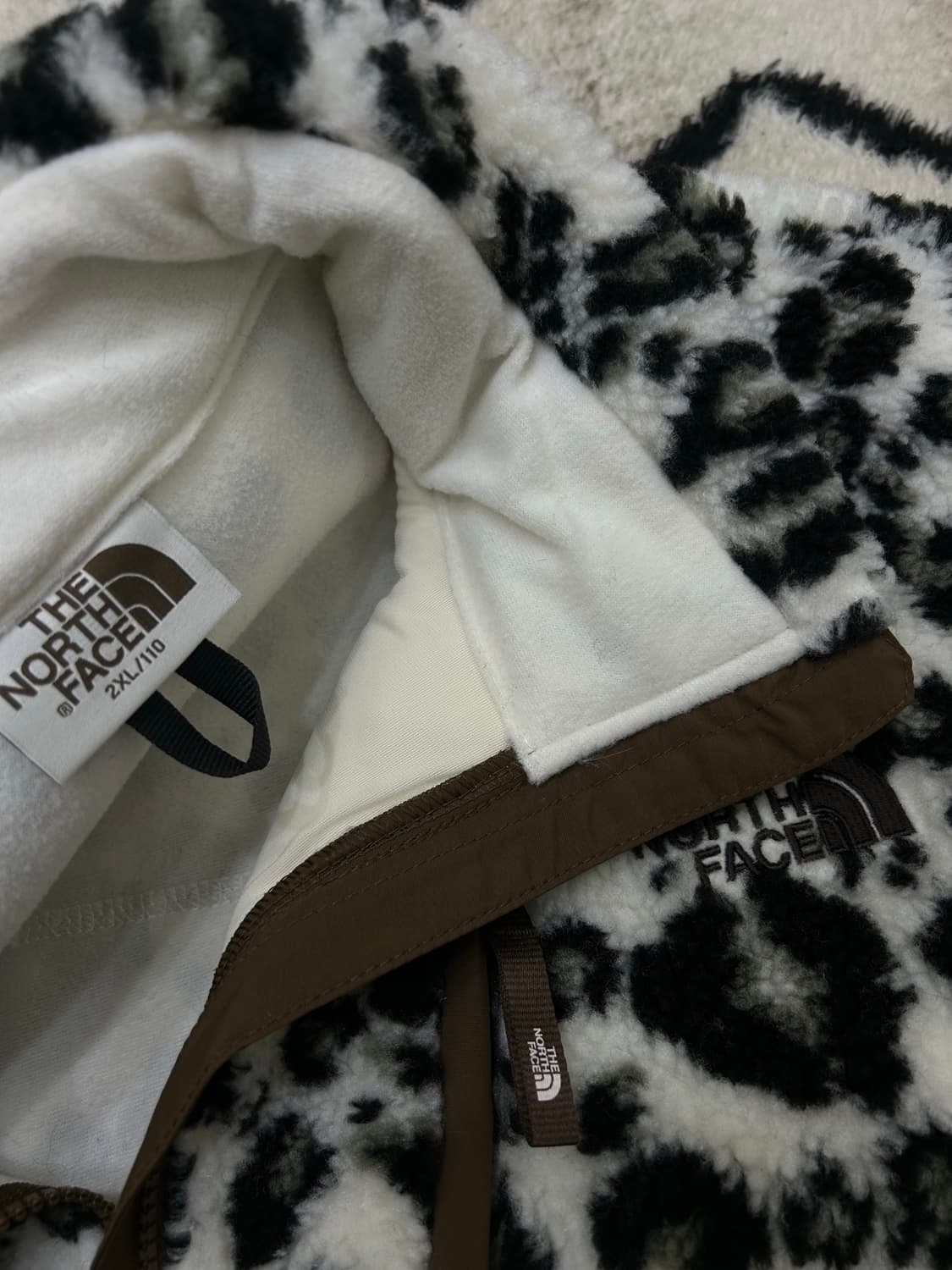 [2XL]노스페이스 리모 레오파드 플리스 자켓 상품이미지5