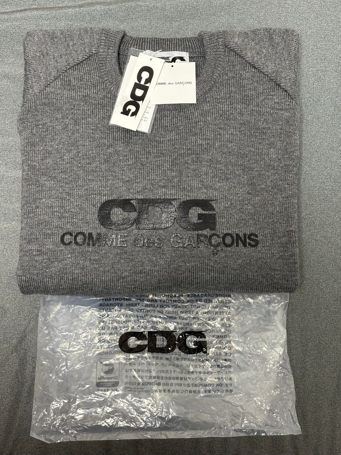 (새상품) CDG 풀오버 니트 2XL 상품이미지1