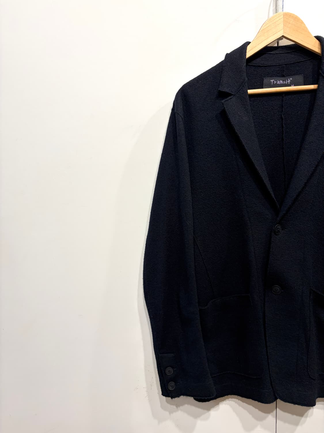 트렌짓 축융 울 블레이저 자켓 상품이미지4