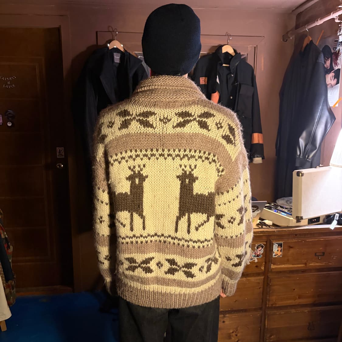 MACHOPE WOOL 100% COWICHAN ZIPUP JACKET 상품이미지3