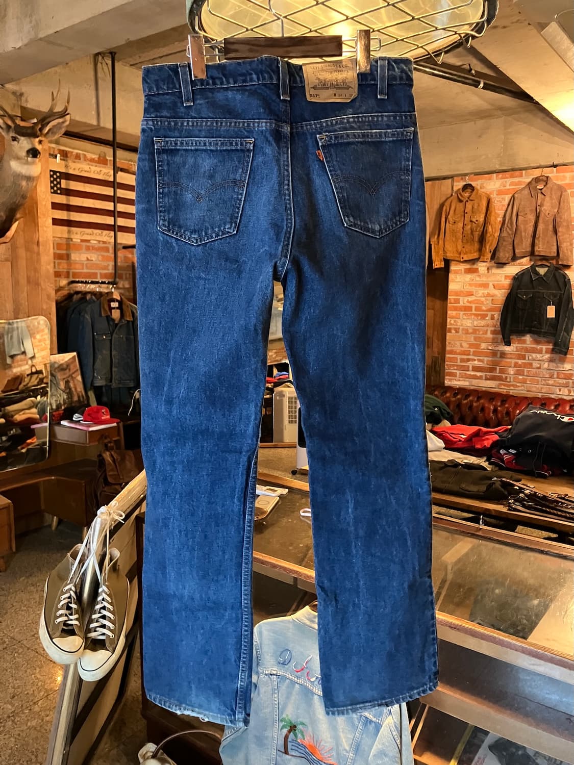 90s USA Levis 517 Boot Cut Denim Pants 상품이미지5
