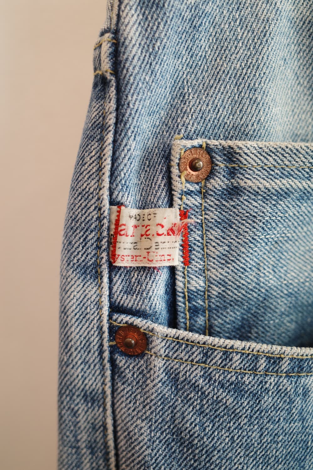 BARTACK 셀비지 데님팬츠 (30인치) 상품이미지4