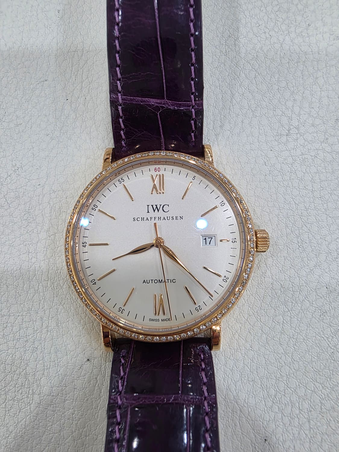 IWC 금통 다이아 시계 정품 상품이미지2