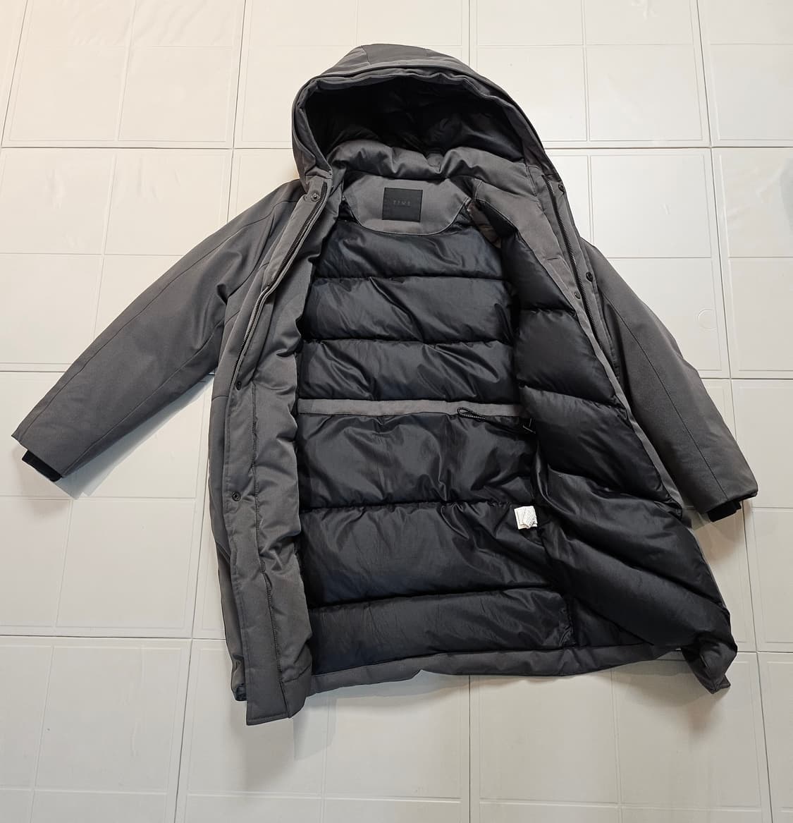 타임옴므 구스 여우털 롱패딩 105 상품이미지2