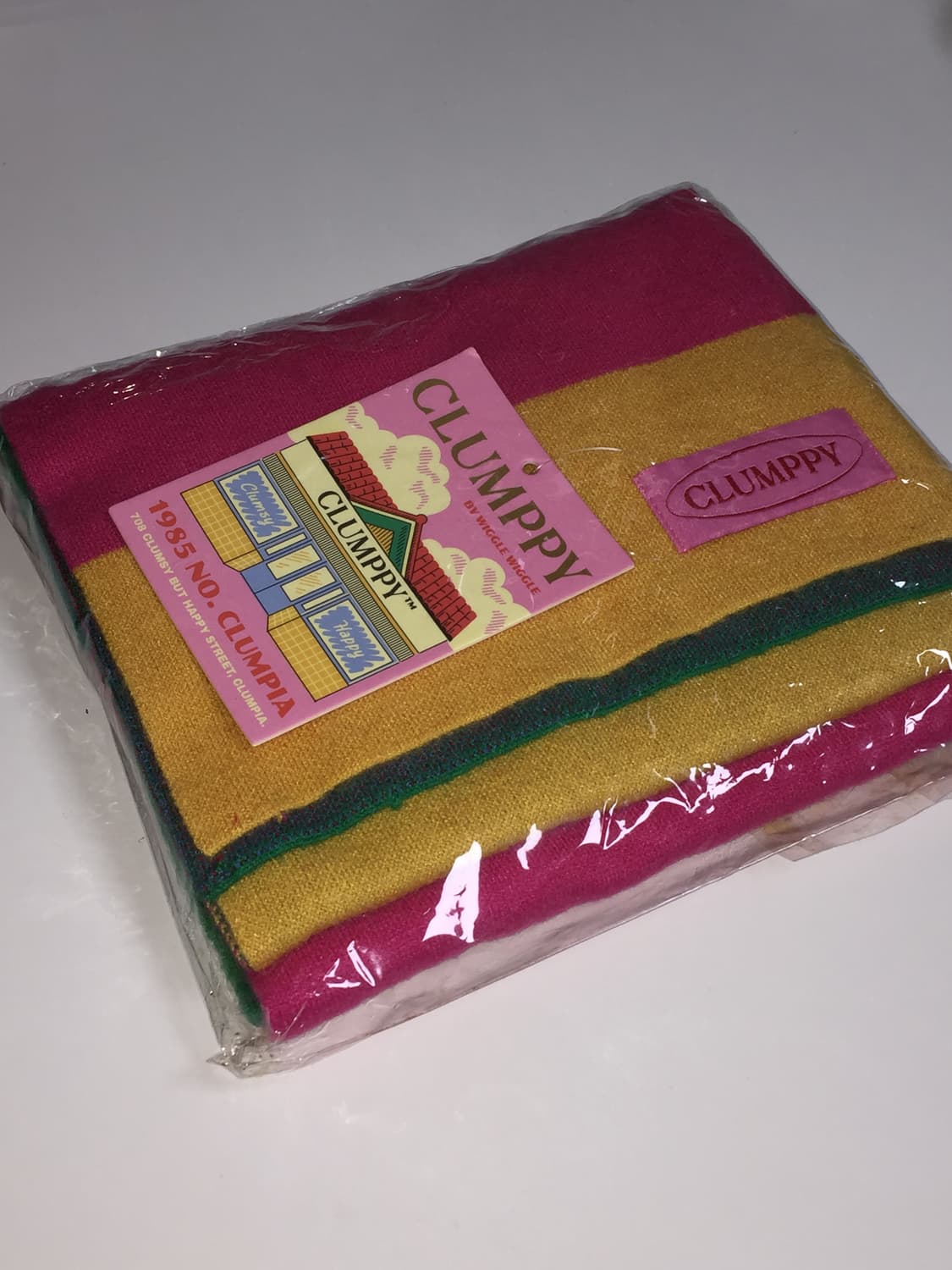 (단순개봉 미사용 새상품) 위글위글 CLUMPPY 단종 머플러 상품이미지1