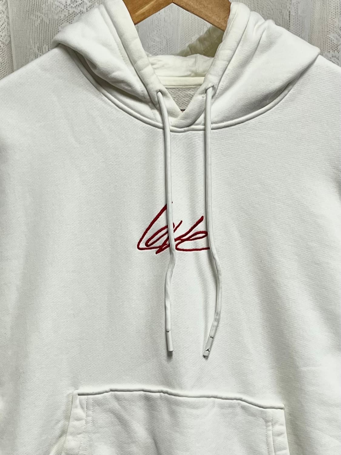 XL) 나이키 조던 후드 티셔츠 아이보리 상품이미지3