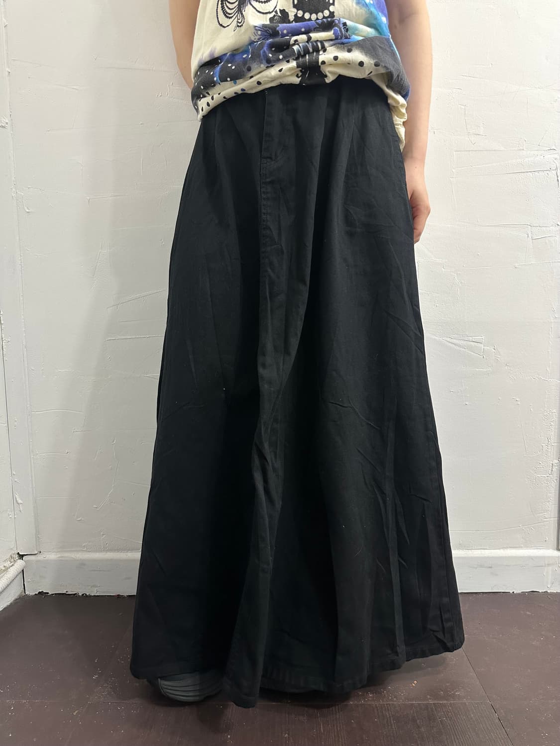 cotton long skirt 상품이미지1