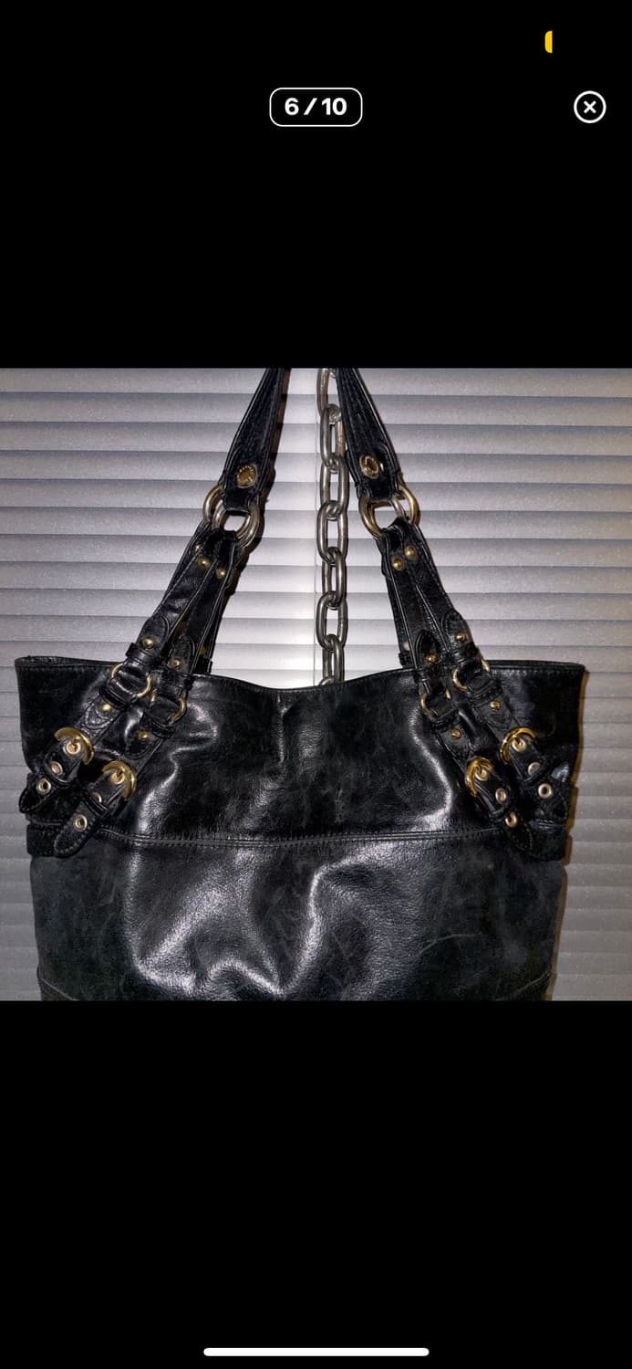 00s 배즐리 미슈카 웨스턴 디스트레스드 가죽 백 상품이미지3