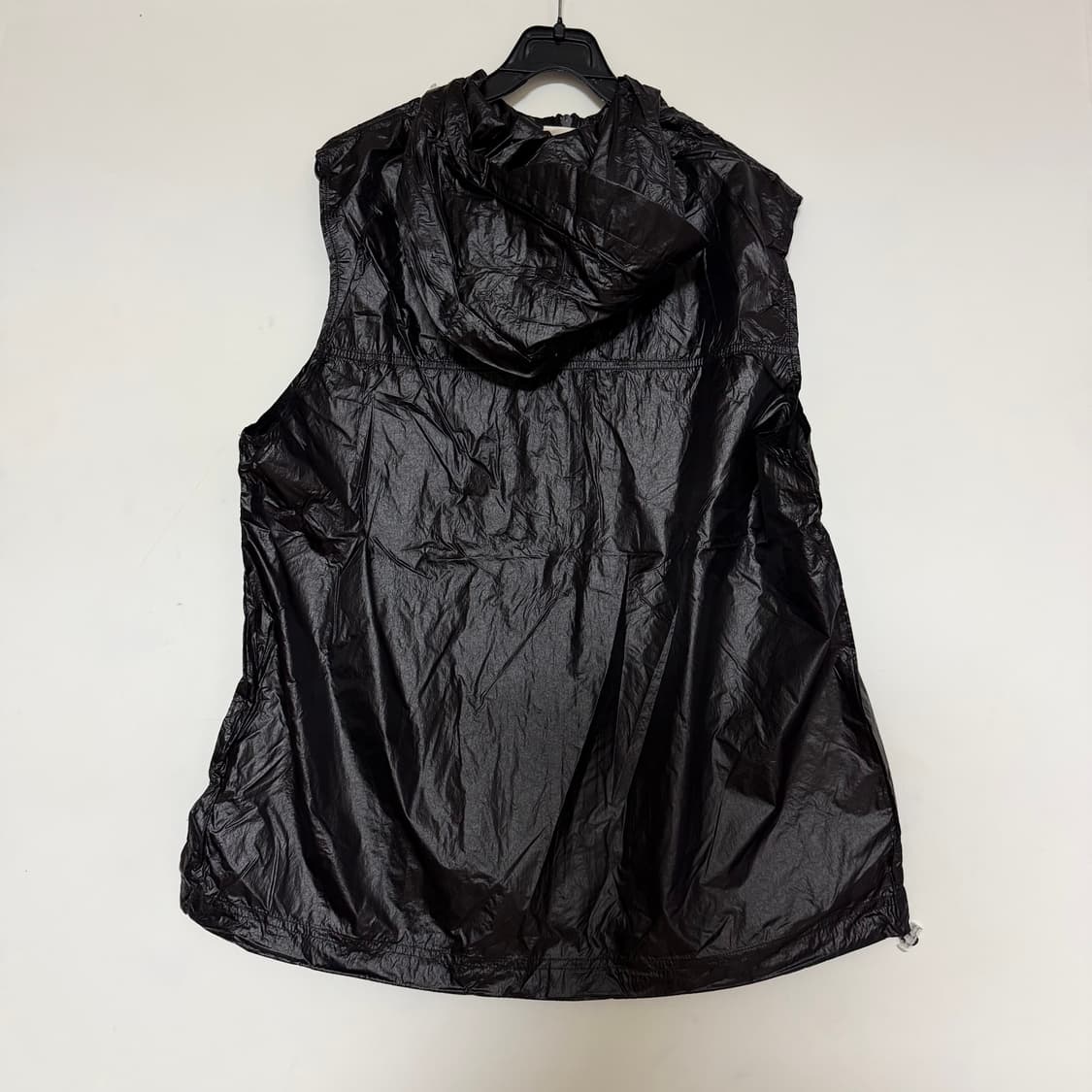 새상품 남자 후드 바람막이 조끼 (블랙) 상품이미지2