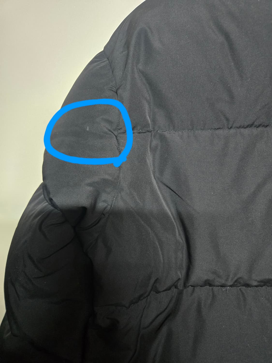 무신사 스탠다드 블랙 숏패딩 S 상품이미지5