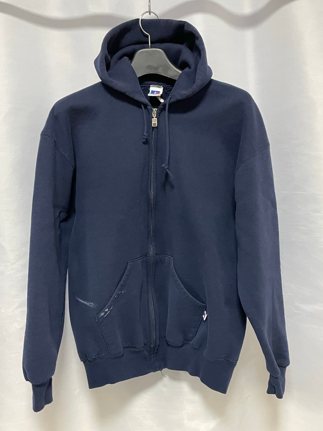 [D.O Vtg] 90s 러셀 50/50 후드 집업 네이비(XL) 상품이미지2