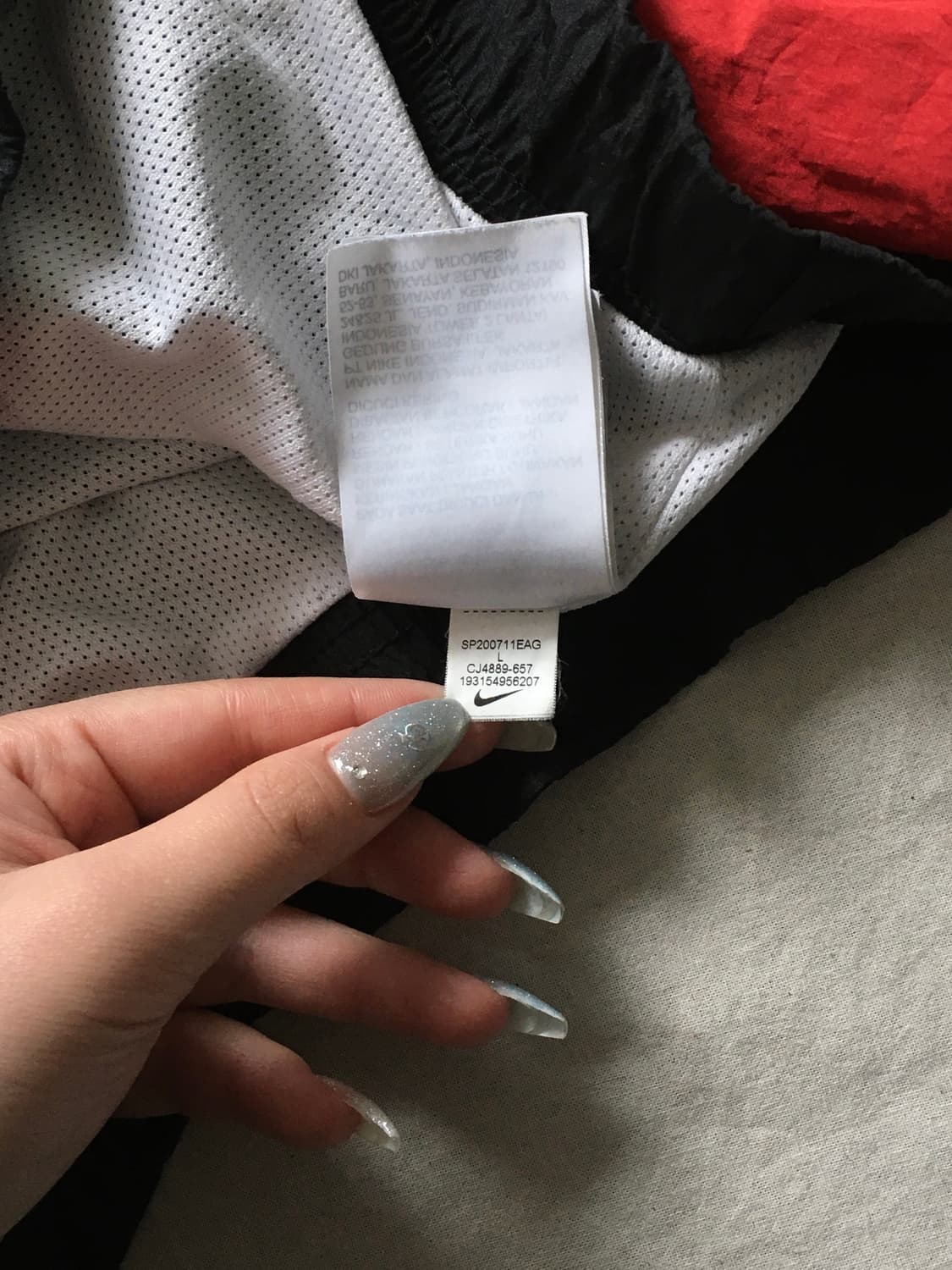 나이키 더블스우시 배색 바람막이 상품이미지6