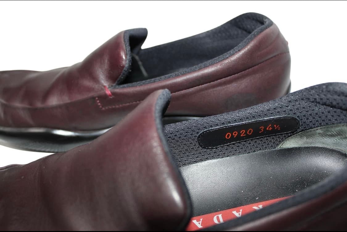 PRADA 스포츠 로퍼 버건디 상품이미지2