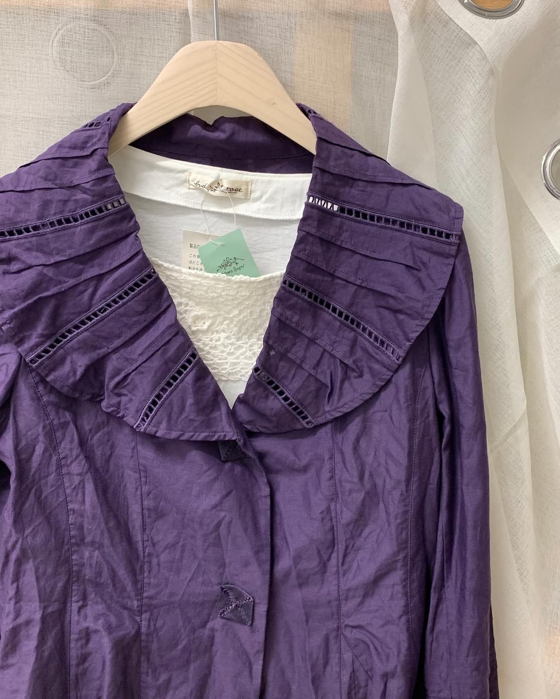 [Hiroko Bis] lace trim jacket 상품이미지5