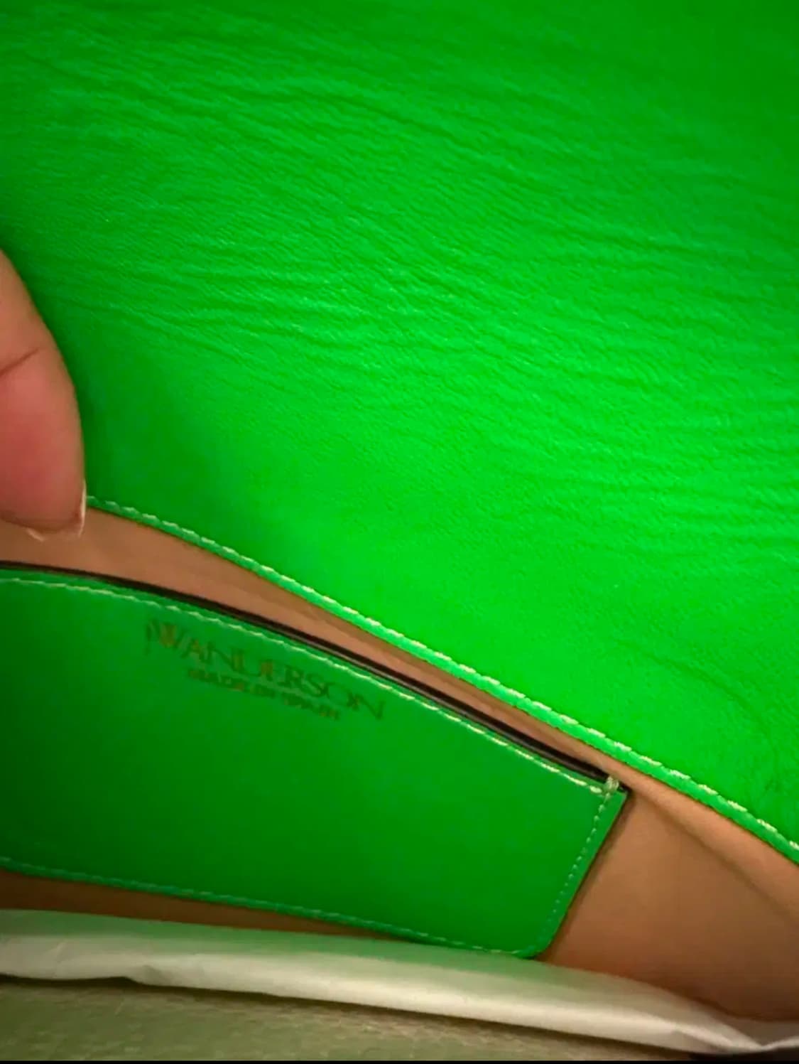 Jw앤더스 네온그린 백 상품이미지6