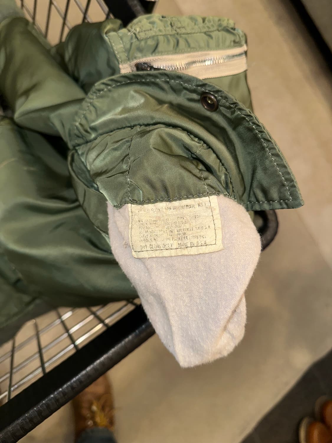 80’s Alpha Industries Ma-1 USA flight 상품이미지10
