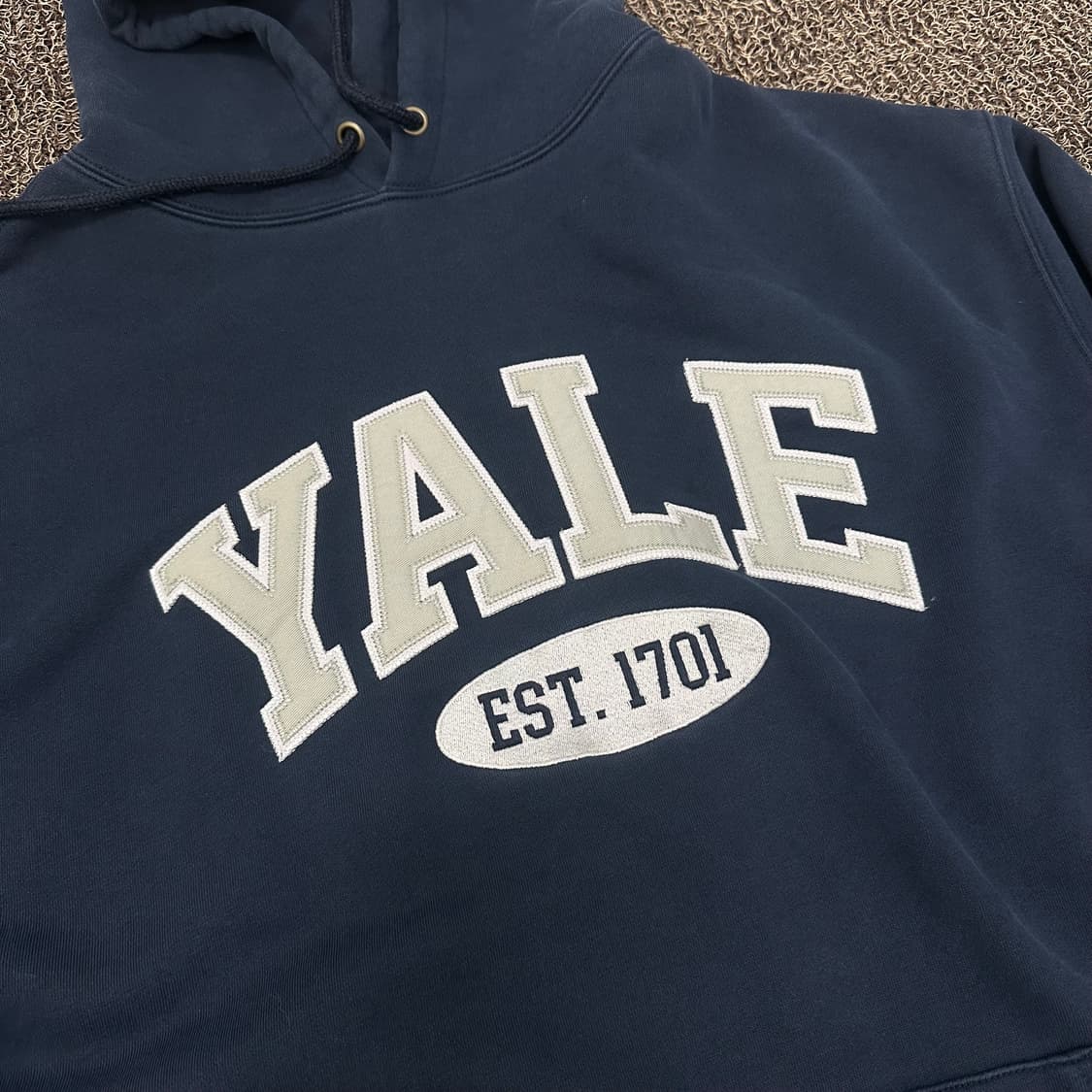 YALE 예일 후드티셔츠 네이비 XL 상품이미지3