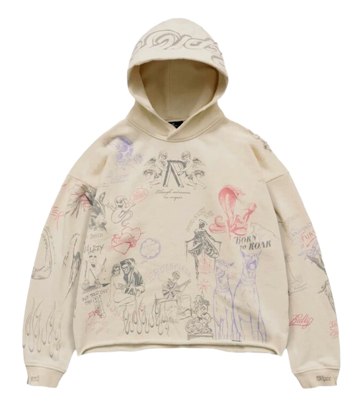 Represent Legacy buttercream hoodie 상품이미지1