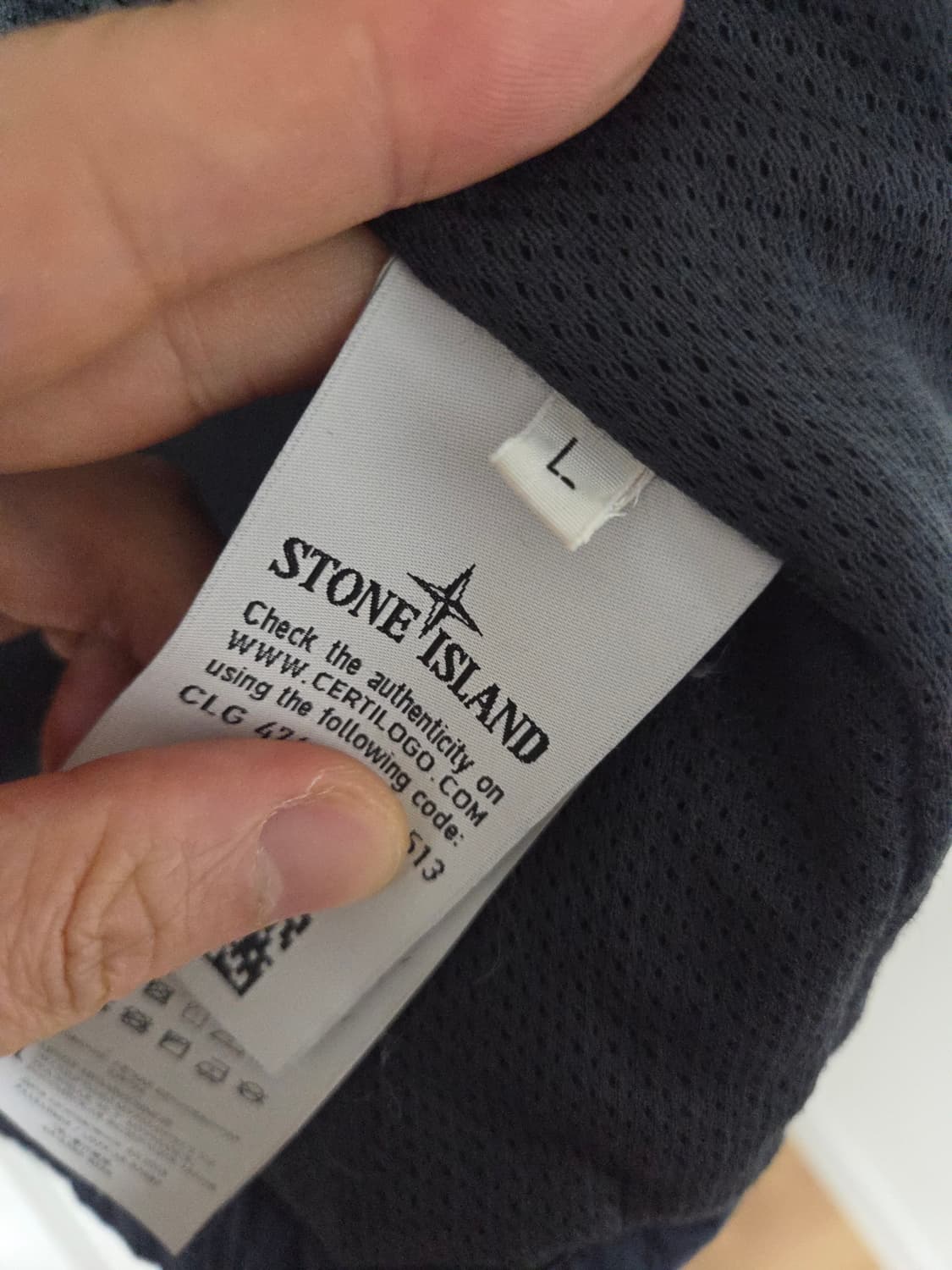 스톤아일랜드 C/N 코튼나일론 가먼트 오버셔츠 아비오블루 L 상품이미지7