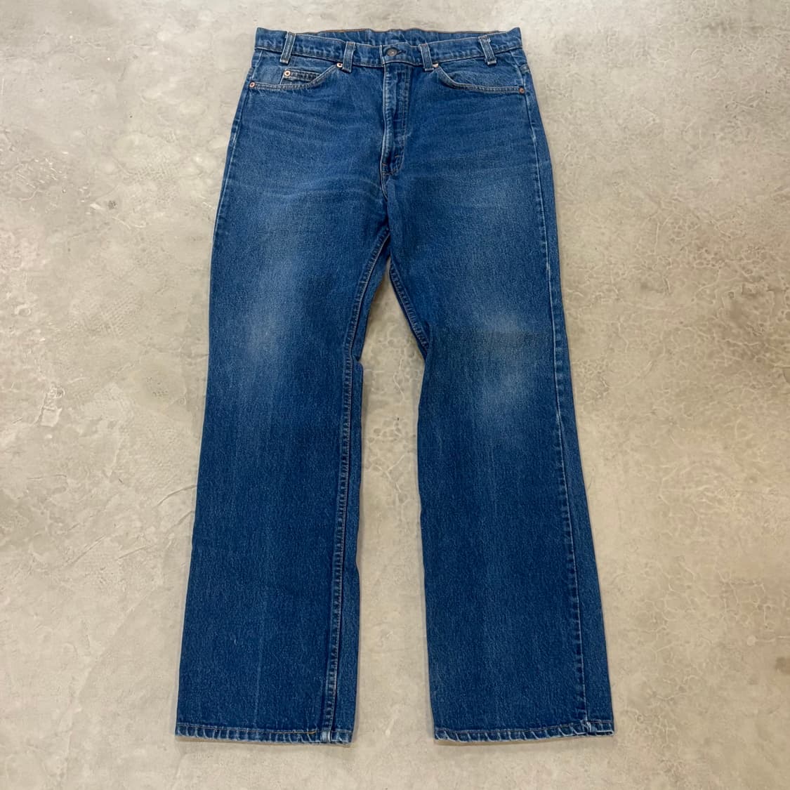 [36/32] 90s USA🇺🇸 리바이스 517 오렌지탭 중청 데님 상품이미지1