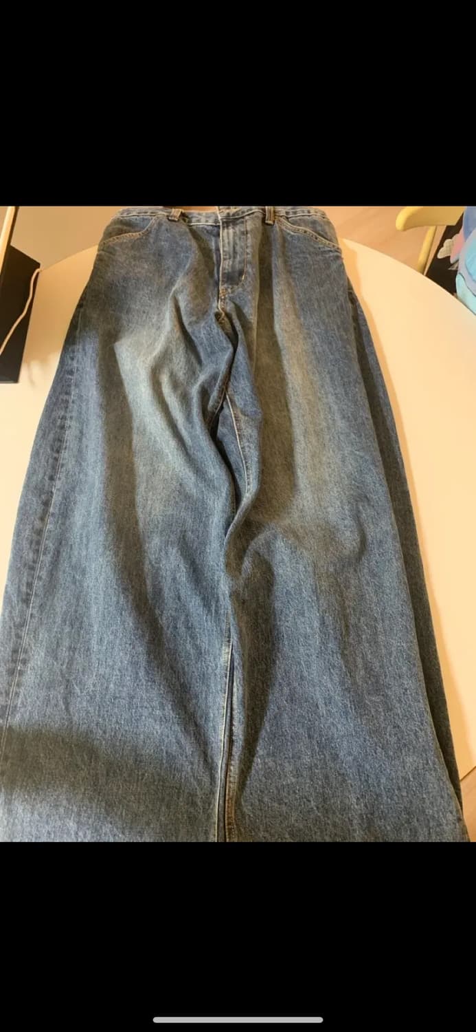 해칭룸 와이드 커브드 데님 3사이즈 상품이미지1