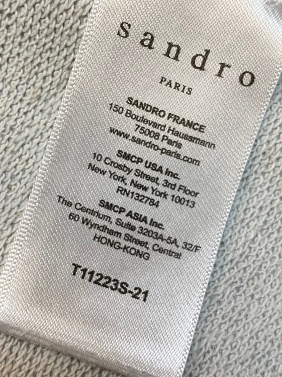 산드로 라인 배색 스웻셔츠 상품이미지7