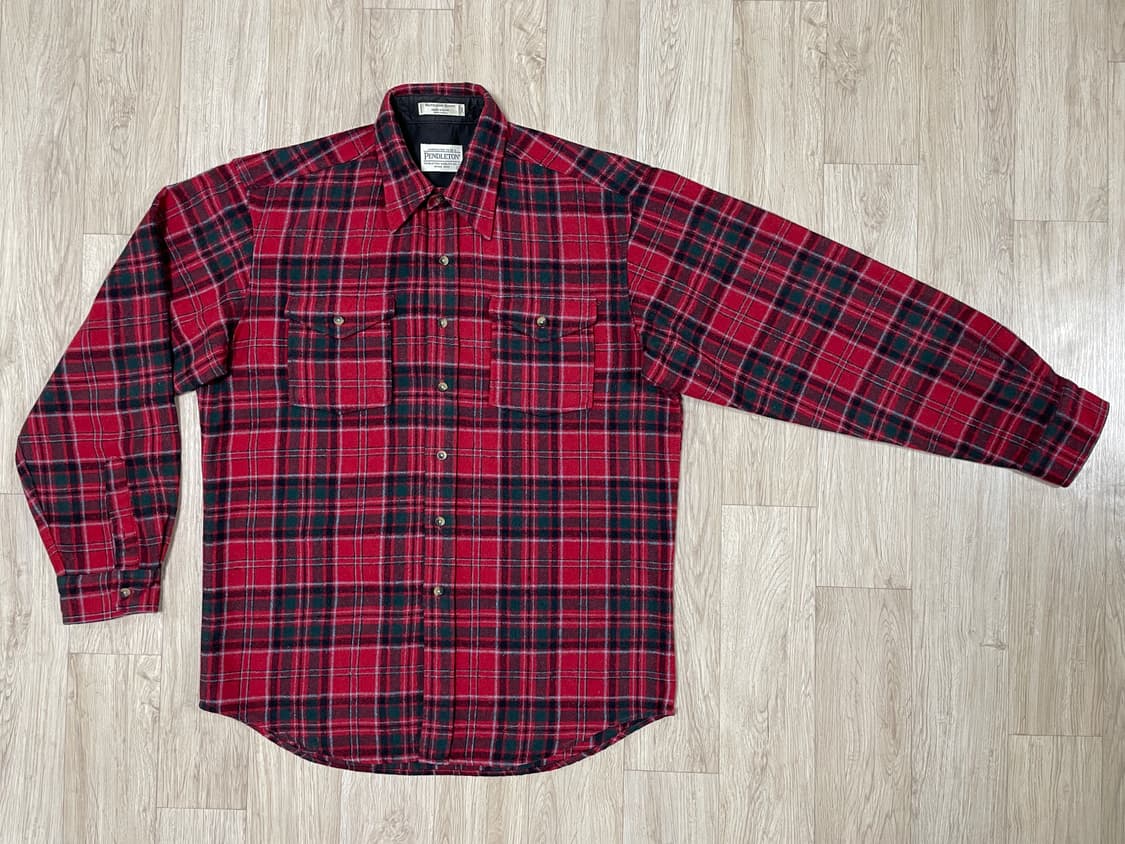 105) 펜들턴 아웃도어 체크 울셔츠(RRL&LVC&폴로) 상품이미지1