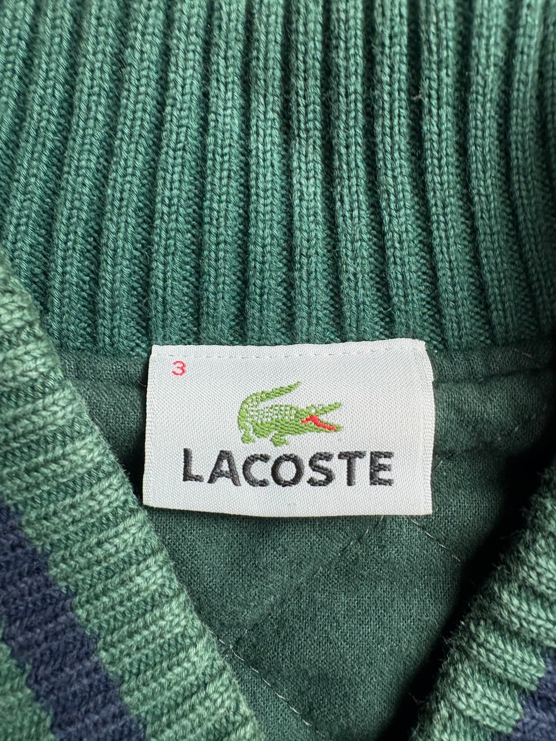 라코스테 아카이브 블루종 니트 집업 2997 상품이미지3