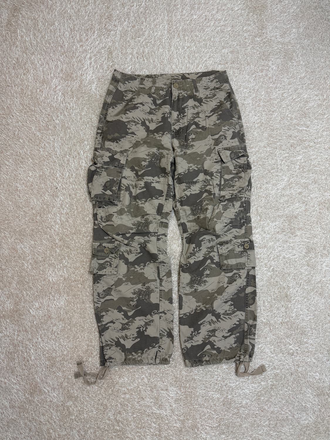 빈티지 카모 카고 팬츠 상품이미지1