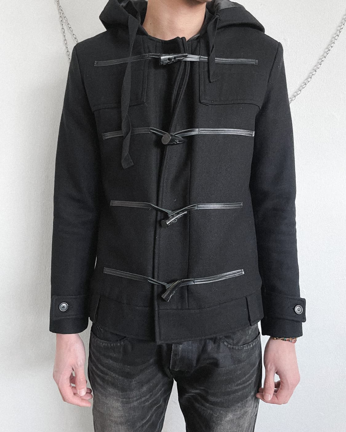 [46,48]닐 바렛 나폴레옹 토글 크롭 후드코트 상품이미지1