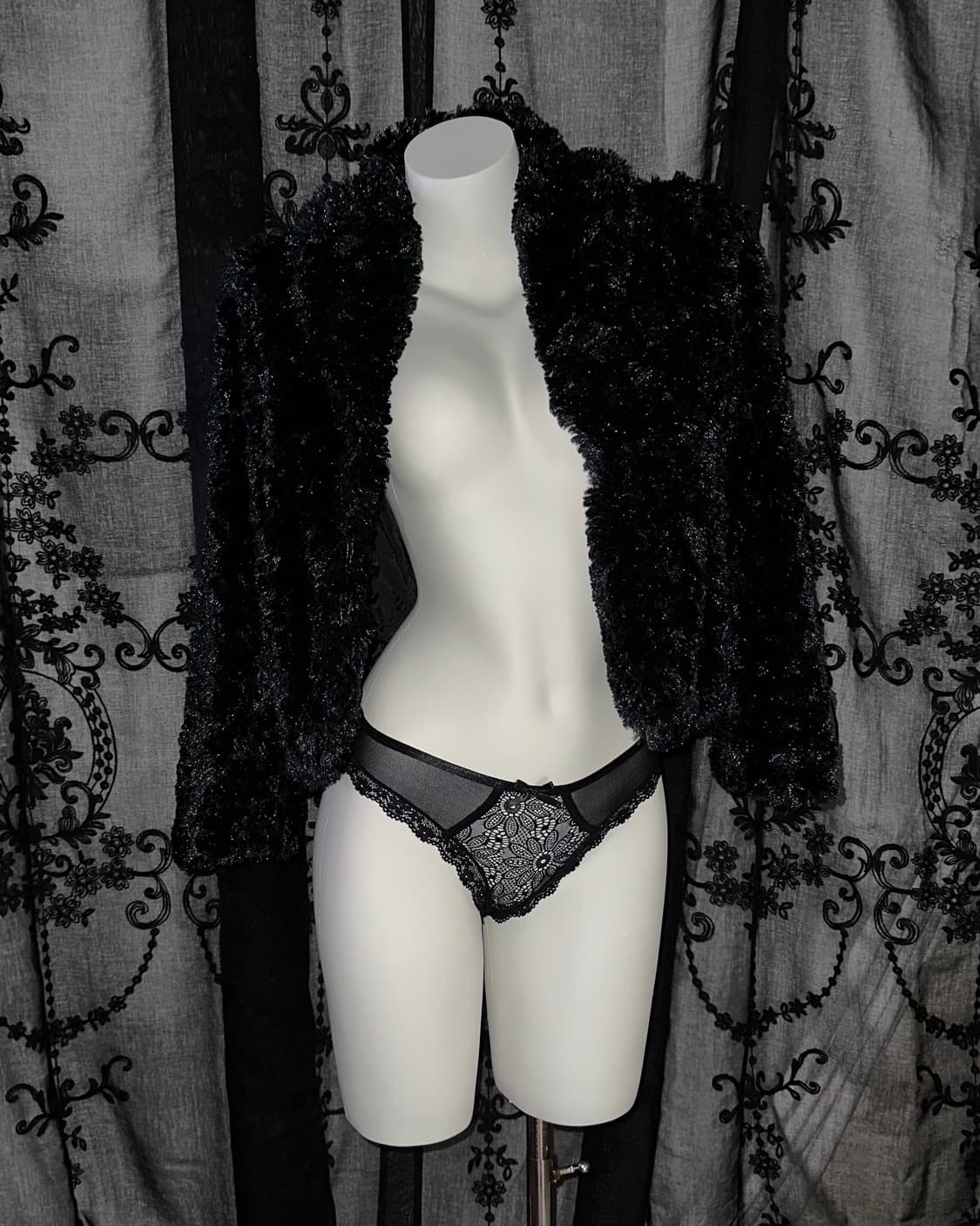 Black Eco Fur JK 상품이미지2