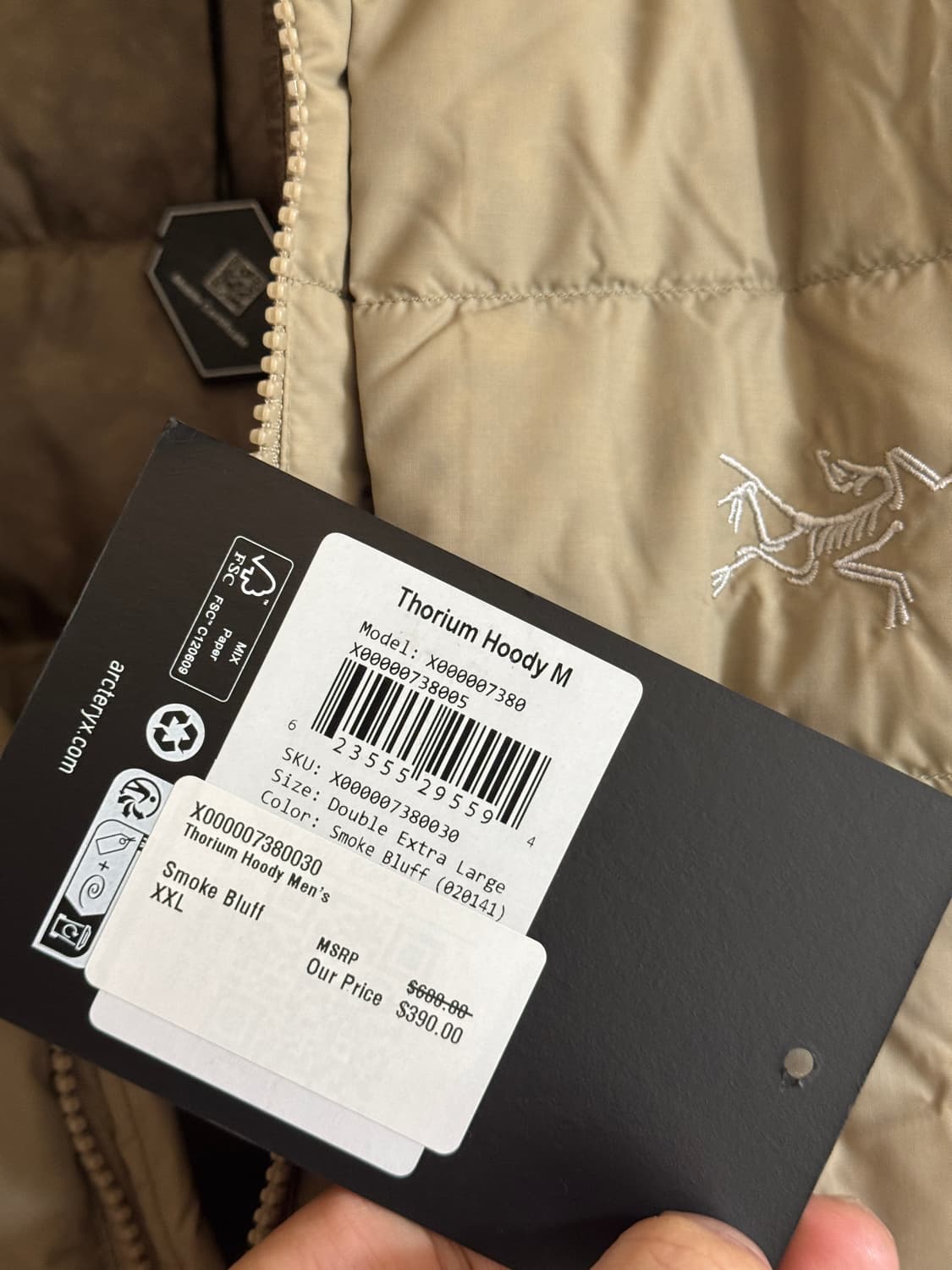 아크테릭스 토륨 후디 XXL 상품이미지5