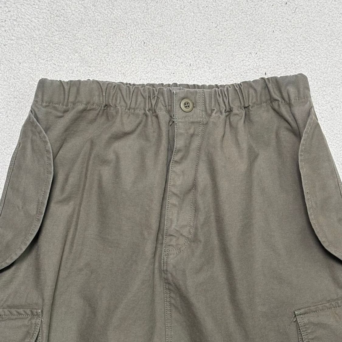 새상품 H라인 포켓 카고 스커트 카키 F 상품이미지4